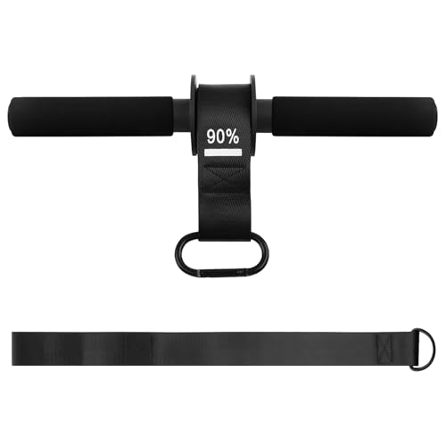 Forearm Strengthener and Wrist Roller with Thick Grip & Adjustable Strap, Ideal for Grip Strength Training, Muscle Building and Rehabilitation