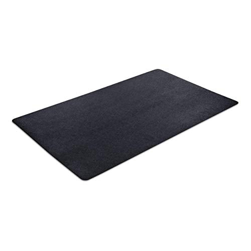 VersaTex Multi-Purpose Recycled Rubber Floor Mat for Indoor or Outdoor Use, Utility Mat for Entryway, Tool Bench, Garage, Under-Sink, Patio, and Door Mat; 36" x 60", Black