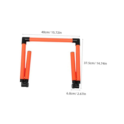 Totority Agility Hurdles for Speed Training Versatile Equipment for Athletes for Soccer Basketball Drills Jumping Agility Skills