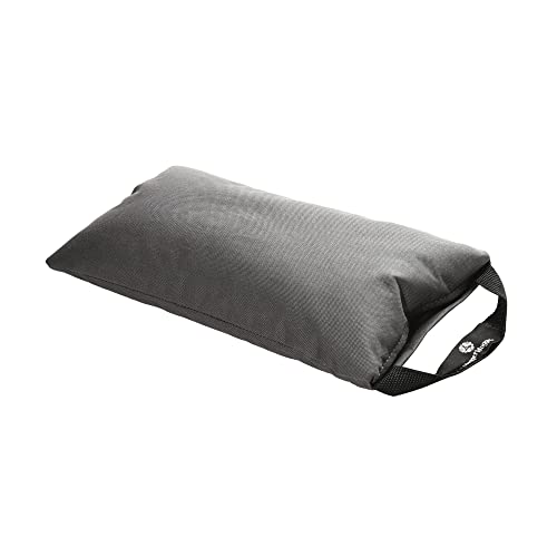 Hugger Mugger Unfilled 10lb Yoga Sandbag - Adds Weight to Your Poses, Zipper Cover, Sturdy Handle, Durable Material, Not Filled with Sand