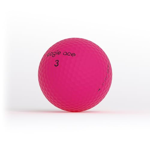 Eagle Ace™️ DriveMatte Golf Balls-2 Layers-Maximum Distance,Optimal Spin Control - color: Rose-12Pack