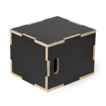 Titan Fitness Wooden Youth Wooden Plyometric Box, 12in 14in 16in, Pro-Duty Wooden Plyo Box, Step-Up Box Squat, Home Garage Gym Training