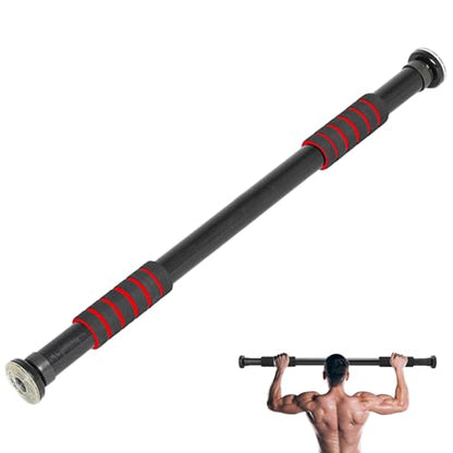 Pull Up Bar for Doorway, Adjustable Door Frame Pull Up Bar with 330 lbs Capacity, No Screw Chin Up Bar for Home Gym Strength Training, Fits 25"–39" Door Frames and Walls