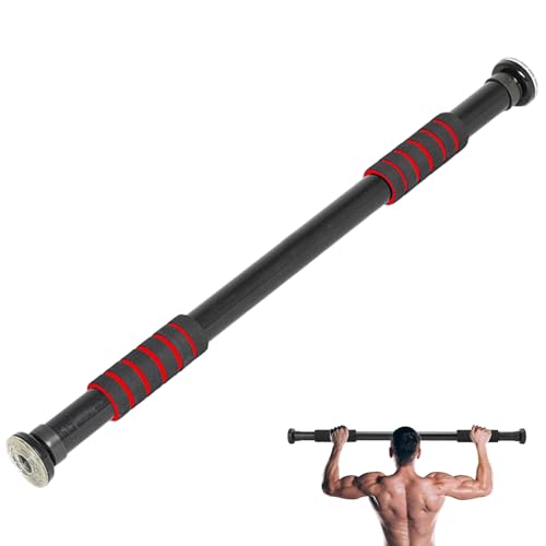 Pull Up Bar for Doorway, Adjustable Door Frame Pull Up Bar with 330 lbs Capacity, No Screw Chin Up Bar for Home Gym Strength Training, Fits 25"–39" Door Frames and Walls