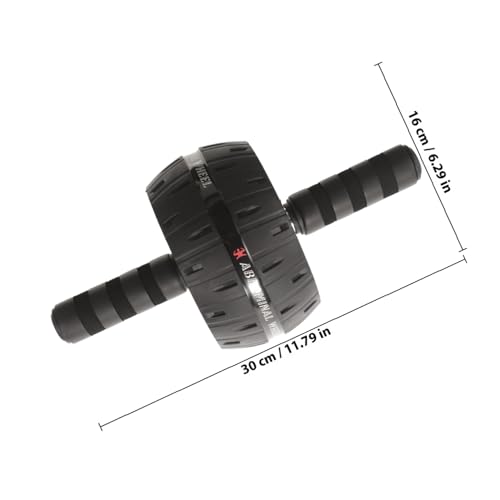 Silent Ab Roller Wheel with Knee Pad Fitness Equipment for Core Strengthening Comfortable Ergonomic Handles Suitable for Men Women Beginners and Experts