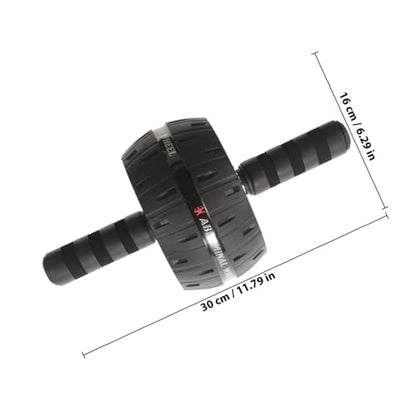 Silent Ab Roller Wheel with Knee Pad Fitness Equipment for Core Strengthening Comfortable Ergonomic Handles Suitable for Men Women Beginners and Experts