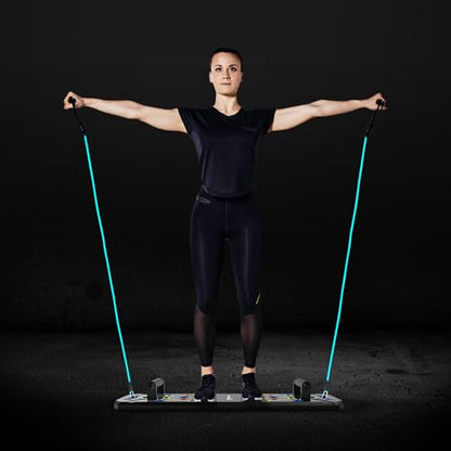 Solid Push Up Board | 20-in-1 Home Gym | Portable Workout Equipment | Multi-Functional Pushup Board For Men & Women | Professional Foldable Push Up Stands For Chest Muscles