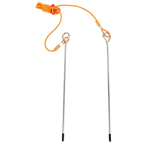 Golf Alignment Stick Swing Trainer Aid, Golf Training Aid Equipment, Telescopic Elastic String 2.5M - 5M, Metal Posture Corrector for Putting and Swing Practice with