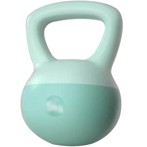 Kettle Bells Women Home Youth Sports Kettlebell, Beginner Fitness Squat Soft Kettle Ball, Gym Equipment, Strength Training Tools(Green-6kg)