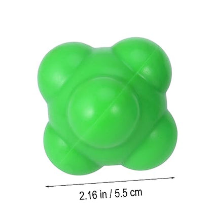 SUPVOX Agility Training Ball 6-Sided Reaction Ball for Hand-Eye Coordination Reflex Training