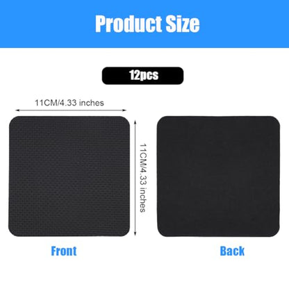 12 Pcs Gym Grip Pads for Weight Lifting Workout, Lifting Grips, Hand Pads, Adjustable Neoprene Padded for Men Women Fitness Strength Training