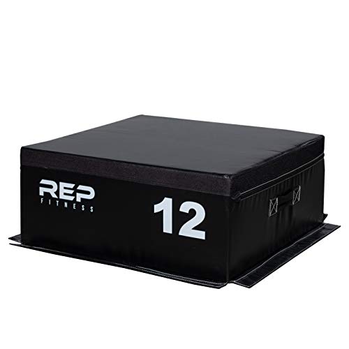 REP Fitness Stackable Soft Foam Plyo Box Set, Adjustable Plyometric Jump Box for Home Gym Workouts, Plyometric Jumping Platform for Exercise, Step Training, HIIT & CrossFit
