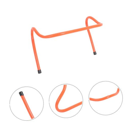 4pcs Agility Hurdles Set 15cm Plastic Speed Training Equipment for Football Basketball Obstacle Course and Track Running Training