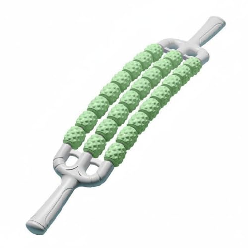 Generic Bendable Comfortable Grip Flexible Massage 3D Protruding Points Handheld Back for Athletes, Green - color: Green