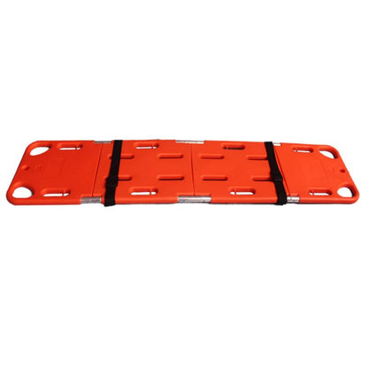 Plastic Folding Stretcher, Four-fold, Two-fold, Water-Floatable Spinal Fixation Board, Spinal Board, Stretcher Bed, Patient Immobilization, Fracture Fixation, First Aid (Four-fold) - color: Four-fold