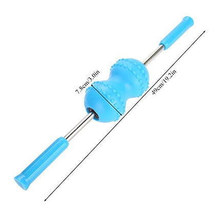 OUTASIGHT Massage Stick Roller, Multifunctional Body Muscle Massager, Deep Massage Stick Relief Myofascial Release with 2 Balls for Men and Women