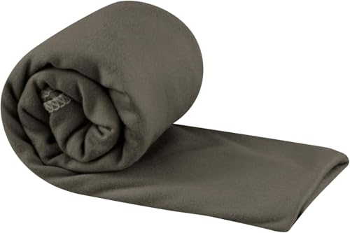 Sea to Summit Portable Pocket Towel for Camping, Gym, and Travel - color: Beluga, style: Small