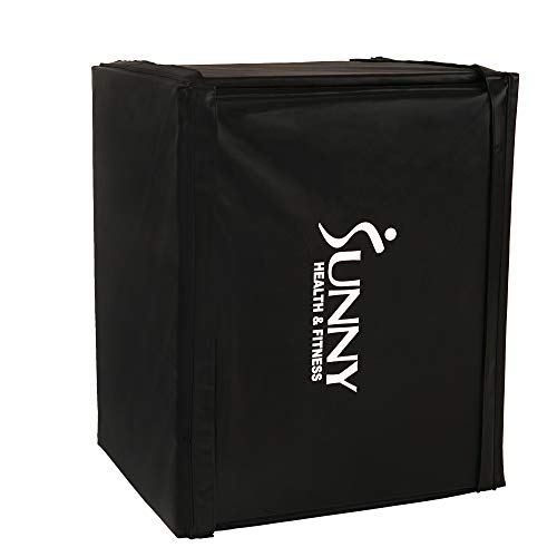Sunny Health & Fitness Foam Plyo Box with Adjustable Heights and High Weight Capacity - style: 30" Max - Wood
