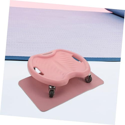 Kisangel Ab Roller with Knee Pad Wheel Abdominal Exercise Equipment for Core Strengthening Quiet Operation for Home Use Enhanced Stability for Beginners Advanced Users