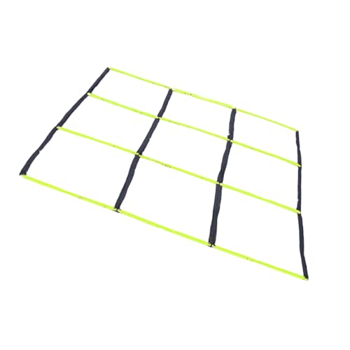 Multifunctional 9 Grids Agility Ladder for Sports Training Fitness and Footworks Drill Agility Train Ladder Enduring - color: Green