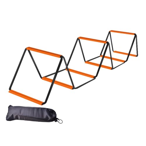 Agility Ladder Soccer Agility Ladder Football Speed Ladder Workout Agility Ladder Carbon Steel Foldable Suitable for Adults Athletes Coaches Team TRAI