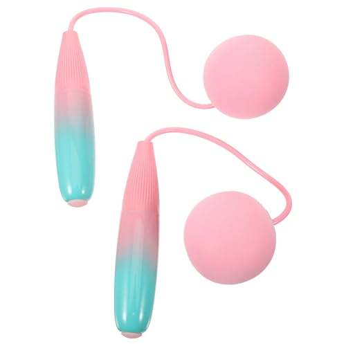 Cabilock Cordless Jump Rope with Weighted Balls, Ropeless Fitness Skip Rope for Women, Indoor Household Workout Equipment for Fat Burning and Strength Training