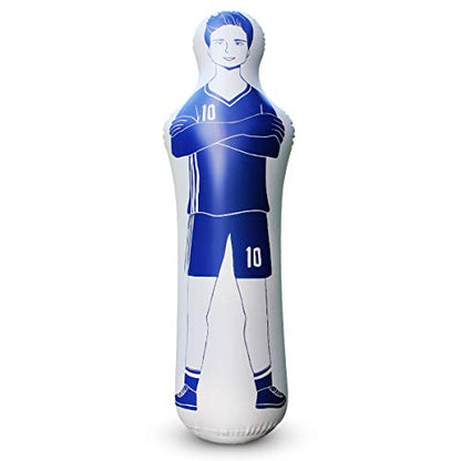 SUNSHINEMALL Inflatable Tackling Dummies for Football Practice Poles,Soccer Training Equipment Wall Dummy Goalkeepr Mannequin Basketball Defender Tumbler for Dribbling Passing Drills