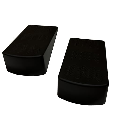 qibylift Slant Board for Squats, Yoga Wedge Block Pairs, Black Calf Stretcher Exercise Ramps for Weightlifting Pilates Home Gym Fitness