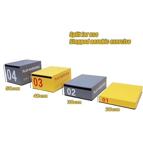 Jump Box, Soft Foam Box, Professional Physical Training Combination Box, Used for Home Gym and Outdoor Exercise. Suitable for Agility Training and Speed Training. - color: G