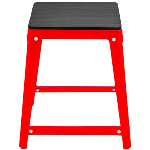 Plyometric Platform Box 12/18/24/30 Inch Steel Fitness Exercise Jump Box for Home Gym Plyometric Jumping Exercise Fit Training - style: Red 3-piece set