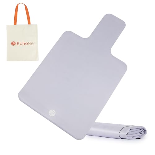 Echome Non-Slip Pilates Reformer Mat with Mesh Bag – Sweat-Wicking, Lightweight, Fits Balanced Body/Merrithew/Aeropilates (38"x22") - color: Smoky Plum