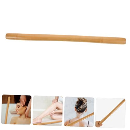 Home Massage Stick Massaging Tool for Deep Tissue Relief Muscle Fatigue Recovery Full Body and Facial Massage Natural Material Fine Texture for Comfort