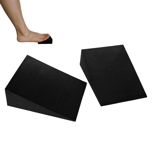 Yoga Foam Wedge, Slant Board For Calf Stretching - Non-slip Lightweight And Portable Yoga Wedge - Durable Yoga Blocks For Knees Over Toes Training, Home Workout For Men And Women, Slant Board Trainer
