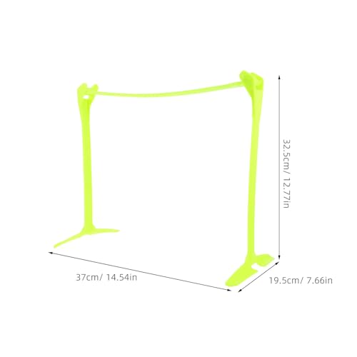 TEHAUX Adjustable Height Soccer Training Hurdle Agility Speed Hurdles Foldable Plastic Football Training Equipment for Athletic Agility Drills