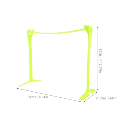 TEHAUX Adjustable Height Soccer Training Hurdle Agility Speed Hurdles Foldable Plastic Football Training Equipment for Athletic Agility Drills