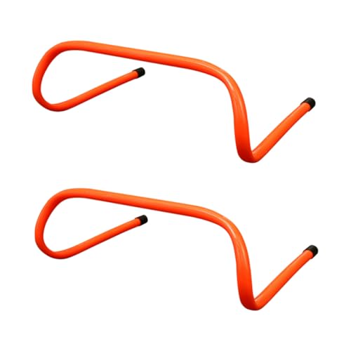 KICHOUSE 2pcs Plastic Agility Speed Hurdles 15cm for ’s Soccer Football Training Equipment Sturdy Wear-Resistant Track Hurdles for Sports and Fitness