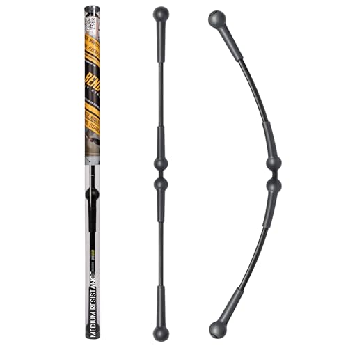 BendyBar Flexible Weighted Resistance Bar to Improve Joint Mobility, Core Strength & Balance, Adjustable Height - size: MEDIUM