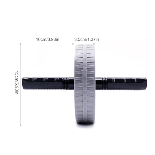 Core Workout Wheel – Auto Rebound Ab Roller, Non Slip Abdominal Strength Trainer | Duals Grip Fitness Tools For Gym Abs Sessionn, Home Exercise, Beginner Workouts, Muscle Toning And Balance Training