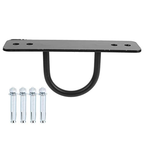 Rope Wall Ceiling Mount Bracket Hook, Heavy Duty Hammock Hanger with Screws, Alloy Steel Swing Fixing Hook for Yoga Hammock Battle Rope Strength Training, Includes 4 Anchors