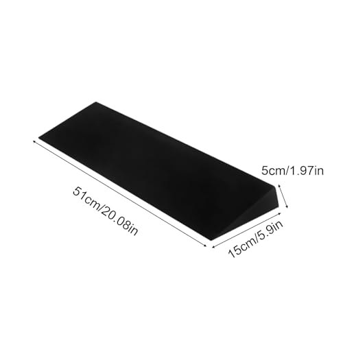 Squat Wedge Block, Large Slant Board for Heel Elevated Squats, Knees Over Toes Training & Calf Stretching, Anti-Slip Calf Stretcher Incline Board for Weightlifting and Mobility