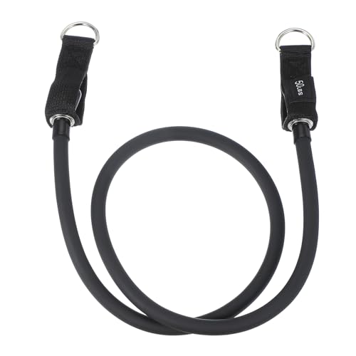 PATIKIL Resistance Tube Bands, Stackable Single Resistance Band Exercise Band Stretch Band for Working Out Man Home Fit - color: Black, size: 50 lbs