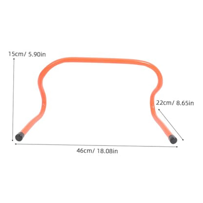 4pcs Plastic Agility Hurdles 15cm Height Speed Training Equipment for Football Basketball Youth Sports Conditioning and Track Practice