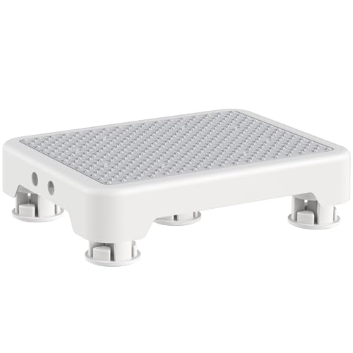 Ronlap Small Step Stools for Adults Car Step Stool for Elderly, White-Gray - color: White-gray