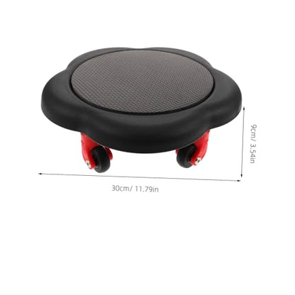 HEMOTON Five-Wheel Ab Roller Wheel for Abdominal Workouts Dual Sided Fitness Sliders with Non-Slip Grip Portable Core Strength Trainer for Home and Travel