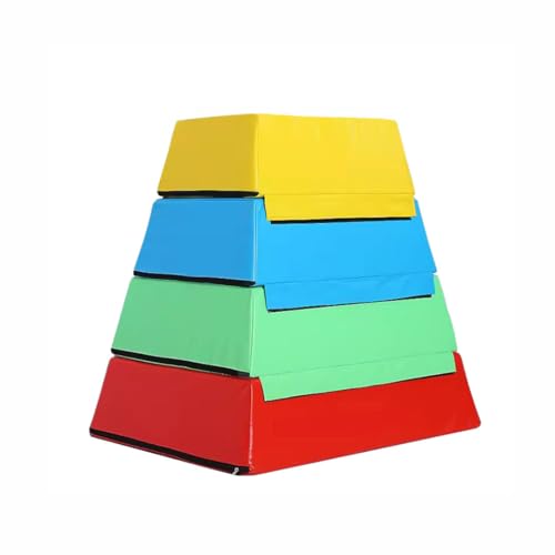 Jumping Box,Foam Plyometric Box for Training - Stackable Soft Plyometric Boxes for Home Gym,Kids Jumping Exercise Fitness Jumping Trainer,35.4 X 23.6 X 35.4 Inch