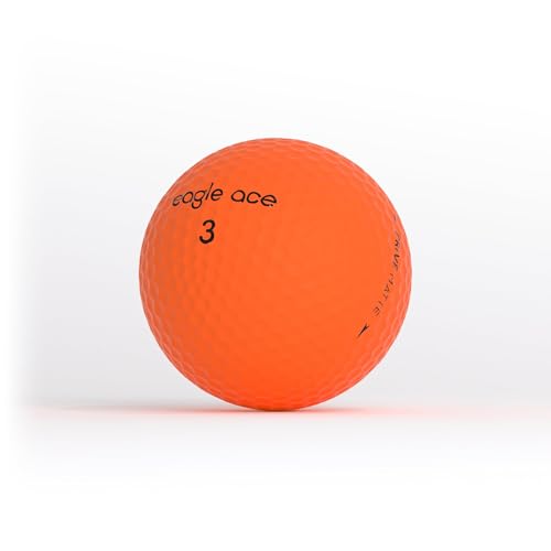 Eagle Ace™️ DriveMatte Golf Balls-2 Layers-Maximum Distance,Optimal Spin Control - color: Orange-24Pack