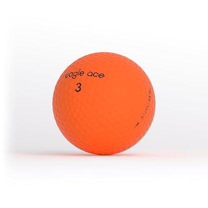 Eagle Ace™️ DriveMatte Golf Balls-2 Layers-Maximum Distance,Optimal Spin Control - color: Orange-24Pack