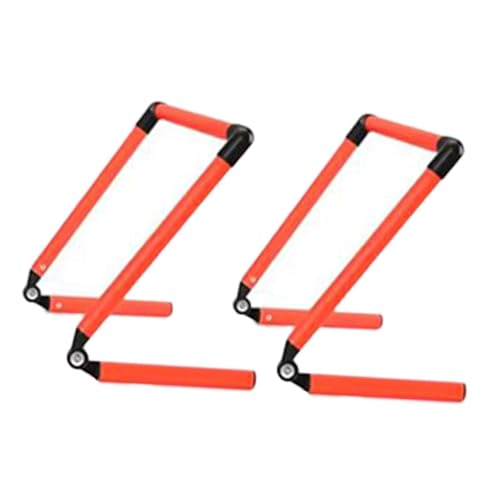 predolo 2Pcs Sports Agility Hurdles for Practice Track Field Improves Coordination