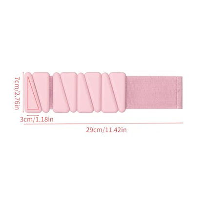 1 Pair Adjustable Silicone Weights Band for Ankle Wrist Leg Training Resistance Comfortable Weighted Strap - color: D