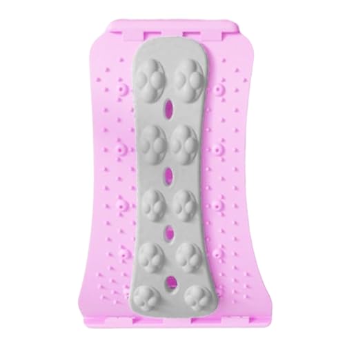 Lumbar Back Stretcher, Ergonomic Curved Design, 1piece, Ergonomic Spine Stretcher, Adjustable Back Massager, Quick Setup, for Spine Discomfort Muscle Relaxation